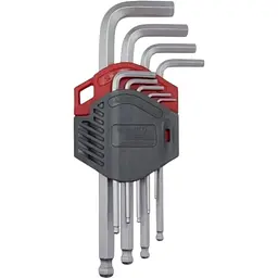 Набір ключів Wurth Г-подібних HEX з кулькою SW1.5-10 mm 9 шт. Red Stripe (арт. 575241 100)