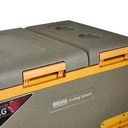 Автомобільний холодильник Brevia 33 л компресор LG двокамерний (22555) - мініатюра 9