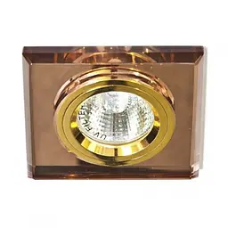 Свiтильник точковий Feron 8170-2 під лампу коричневий-золото (20092) - мініатюра 2