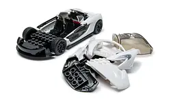 Набір-конструктор Airfix дитячий QUICKBUILD McLaren P1 White J6028 - мініатюра 7