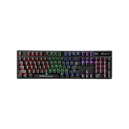 Клавіатура Xtrike ME GK-980 6 colors-LED Mechanical Red Switch USB Black (GK-980) - мініатюра 1