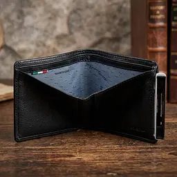 Чоловіча кредитниця Tony Perotti Nevada 3758 nero (90599) Чорна - мініатюра 4