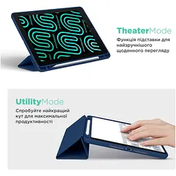 Чохол-книжка ArmorStandart Smart Fold Pen для Samsung Tab S9+ / S9 FE+ / S10+ Dark Blue (ARM75011) [121639] - мініатюра 4