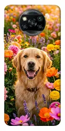TPU чохол Demsky Flowery labrador для Xiaomi Poco X3 NFC / Poco X3 Pro