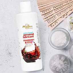 Лубрикант MyLove Aroma Series IntimMassage 2in1 Cranberry, 300 мл - мініатюра 4