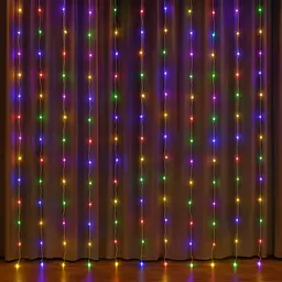 Гірлянда-штора Роса 200 LED розмір 3*3 м, мультиколор GarlandoPro 173305ML - мініатюра 22