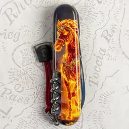 Складаний ніж Victorinox HUNTSMAN ZODIAC Золотий кінь 1.3713.Z5220pk - мініатюра 10