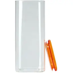 Ємність для зберігання MBM HOME 2 л прозора (KP-145 XL T/ORANGE) - мініатюра 2