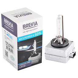 Ксенонова лампа Brevia D1S +50%, 4300K, 85V, 35W PK32d-2, 1шт(85114MP)