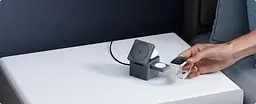 Бездротове зарядне ANKER MagGo Wireless Charging Station 15W 3-in-1 Cube Y1811G11 - мініатюра 8