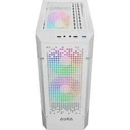 Корпус GAMDIAS AURA GC7 ARGB Tempered Glass без БП White (4711514500684) - мініатюра 3