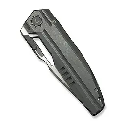 Ніж складаний туристичний Weknife Reveille (9.7 см) Bohler M390 / Titanium оливково-сірий - мініатюра 4