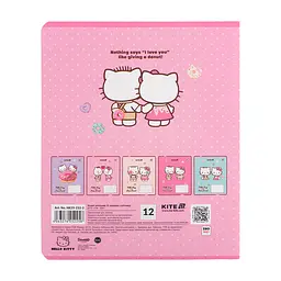 Зошит Kite Hello Kitty, 12 аркушів, клітинка (HK25-232-2), в асортименті - мініатюра 8