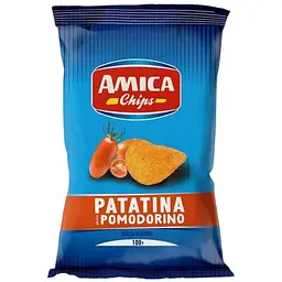 Картопляні чіпси зі смаком томату Amica Patato Chips Tomato 100 г