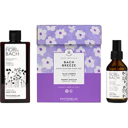 Подарунковий набір для тіла Phytorelax Soft Rituals Bach Flowers: гель для душу 250 мл + олія для тіла, волосся та обличчя 100 мл