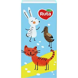 Хустинки носові Ruta Дитячі, тришарові, 10 шт. в ассортименте - мініатюра 5