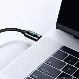 Кабель Baseus Display Cable Type-C to Type-C 100W 2m CATSK-C01 Black - мініатюра 7