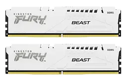 Модуль пам'яті Kingston Fury DDR5 64GB (2x32) 5600MHz Beast White (KF556C40BWK2-64)