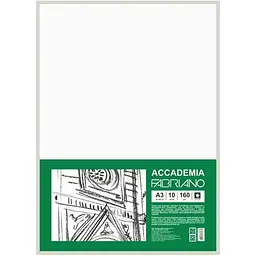 Папір для рисунку Fabriano Accademia пакет А3 (29.7х42см) 10арк дрібне зерно 160г/м2