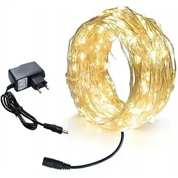 Світлодіодна гірлянда Leds крапля роси 15 м 200 led 220в