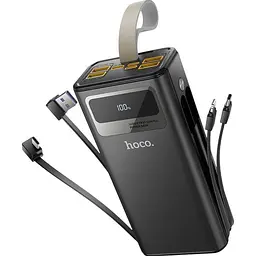 Зовнішній акумулятор Hoco DB58 Plentiful 30000mAh 22.5W Black [161328] - мініатюра 3