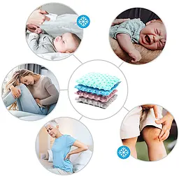 Грілка BabyOno Cherry з кісточок вишні та ароматом лаванди 13х16 см м'ятна (796/04) - мініатюра 5