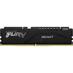Модуль пам'яті для комп'ютера DDR5 64GB (2x32GB) 5200 MHz Beast Black Kingston Fury (ex.HyperX) (KF552C40BBK2-64) - мініатюра 3