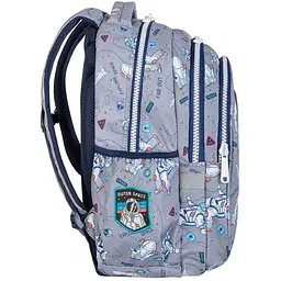 Набір: Рюкзак CoolPack Joy S Indian Zoo 21 л 39х28х15 см S сірий (E29541) + Пенал на блискавці CoolPack Clipper T-Rex з органайзером для ручок 20x14x3 см (F076853) - мініатюра 3