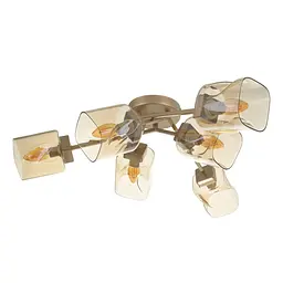 Люстра стельова Brille в спальню E14 40W G (LK-669C/6)