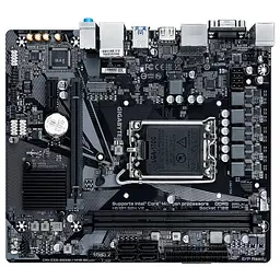 Материнська плата LGA1700, Gigabyte H610M S2H V2, H610, 2xDDR5, Int.Video(CPU), 4xSATA3, 1xM.2, 1xPCI-E 4.0 x16, 1xPCI-E 3.0 x1, ALC997, Real 4xUSB3.2/8xUSB2.0, VGA/HDMI/2xDP, MicroATX - мініатюра 4
