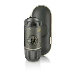 Портативна еспресо-кавоварка Wacaco Nanopresso темно-сіра з чохлом