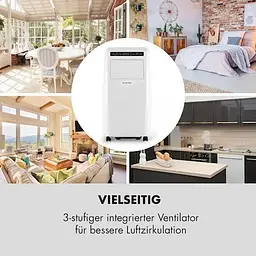 Кондиціонер мобільний Klarstein Metrobreeze Rome 10 000 BTU (10029856) - мініатюра 7