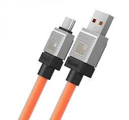 Кабель Baseus CoolPlay Series Fast Charging Cable USB to Type-C 100W 1m CAKW000607 Orange - мініатюра 2