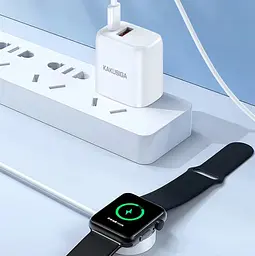 Зарядний пристрій, бездротова док-станція Kakusiga KSC-799 Type-C для Apple Watch 1-8/SE/SE2/Ultra - мініатюра 4