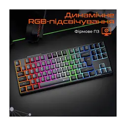 Клавіатура Meetion MK14 Bluetooth/USB Type-C Black (MT-MK14-A-RUA) - мініатюра 5