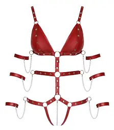 Боді зі стреп стрічок Bad Kitty Strap Body, S - мініатюра 6