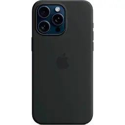 Чохол Silicone Case with MagSafe для Apple iPhone 15 Pro Max Black AAA [93253] - мініатюра 2