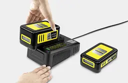 Швидкозарядний пристрій для акумулятора Karcher 18 В 2.5 А (2.445-032.0) - мініатюра 2
