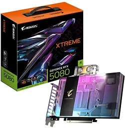 Відеокарта Gigabyte RTX 5080 16Gb AORUS XTREME WATERFORCE WB (GV-N5080AORUSX WB-16GD) (GDDR7, 256 bit, PCI-E v5.0 x16) - мініатюра 10