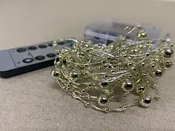 Гірлянда декоративна крапля Перлина gold 20led з пультом - мініатюра 2
