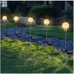 Ліхтарі Sun Lamp на сонячних батареях садові 20LED 2 шт - мініатюра 3