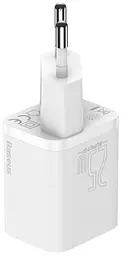 Мережевий зарядний пристрій Baseus Super Si Quick Charger 1C 25W EU CCSP020102 White - мініатюра 2
