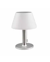 Вуличний світильник на сонячній батареї Goldlux 325457 Viola LED 4000K IP44 сріблястий