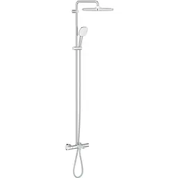 Душова система настінного монтажу з термостатом для ванни Grohe Tempesta System 250 Cube 26691001, Хром