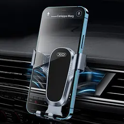 Автотримач XO C86 Car air outlet bracket Чорний - мініатюра 3