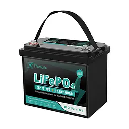 Акумуляторна батарея літій-залізо-фосфатна 12.8В 100А*год EverExceed LFP 12-100 (LDP 12-100) LiFePO4 (44-00510) - мініатюра 3