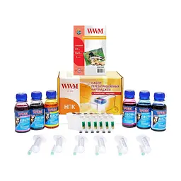 Комплект перезаправних картриджів WWM Epson R270/615/T50/59/TX700W/TX710W+ELECTRA (RC.T082U)