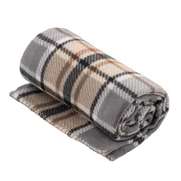 Плед Ardesto Fleece 100% поліестер клітинка сірий 130 x 160 см (ART0721PB) - мініатюра 2