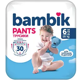 Підгузки-трусики Bambik 6 (15+ кг) 30 шт.