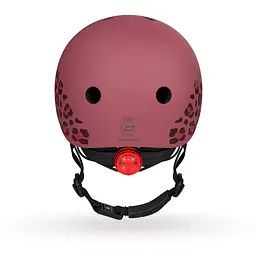 Шолом захисний дитячий Scoot and Ride з ліхтариком 45-51 см вишневий (SR-181206-WILDCAT) - мініатюра 4